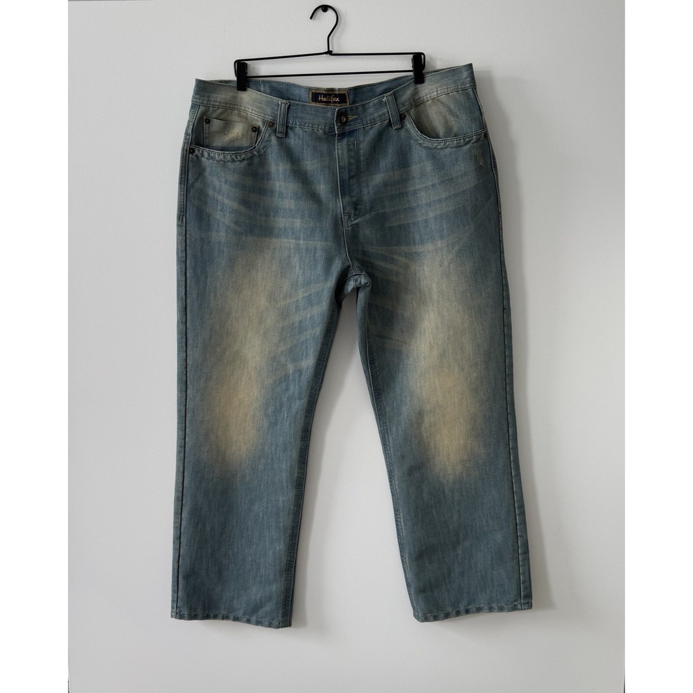 Halifax Jeans Mens 44x32 Vintage Y2K Faded Baggy Hip Hop